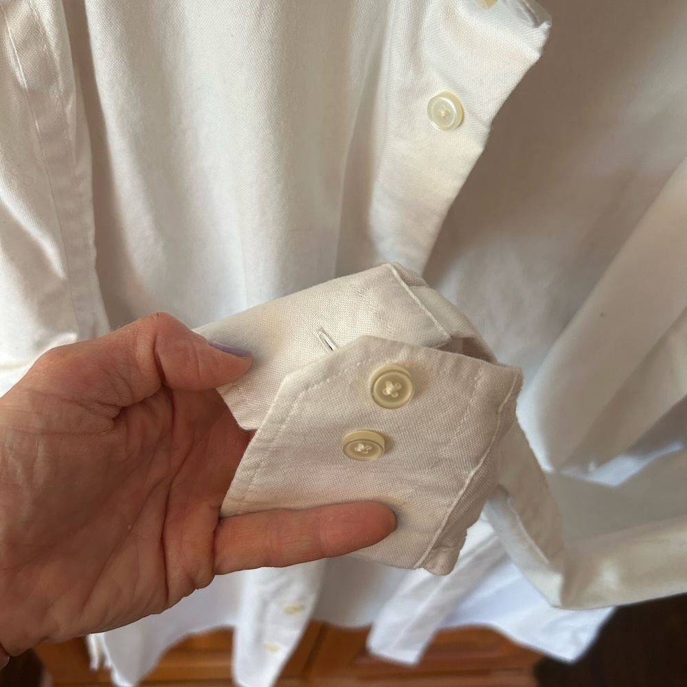 Banana Republic White Slim Fit Shirt - Picture 5 of 6